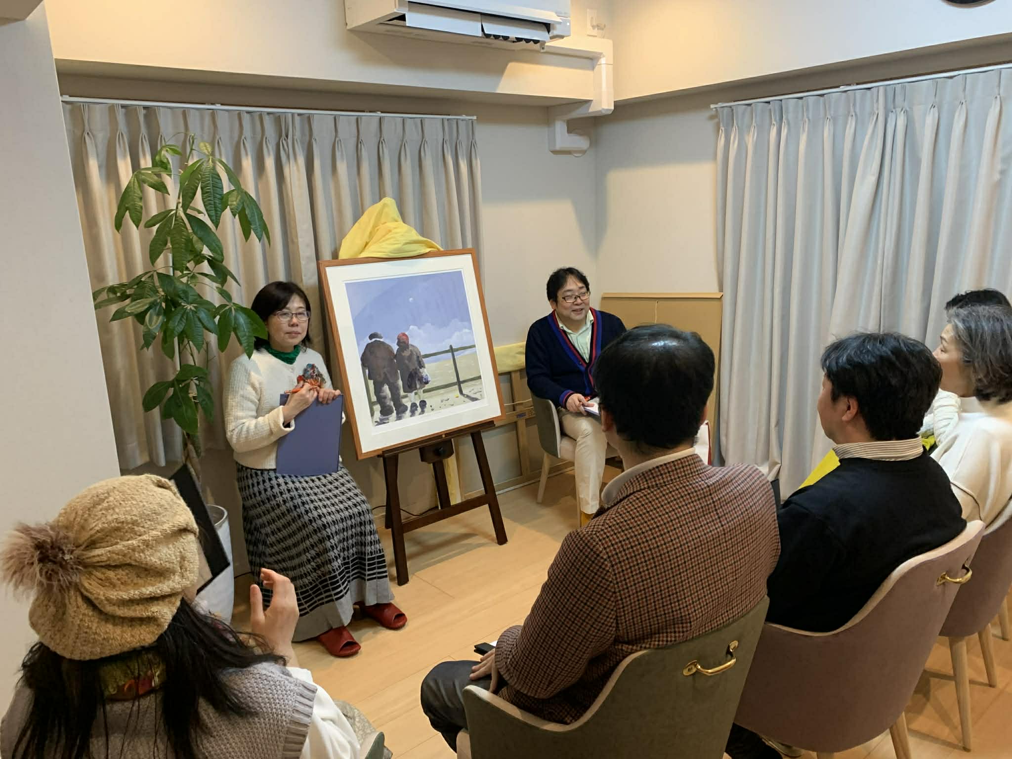 ゆるパカ鑑賞会 — 絵を囲んで言葉を交わす時間